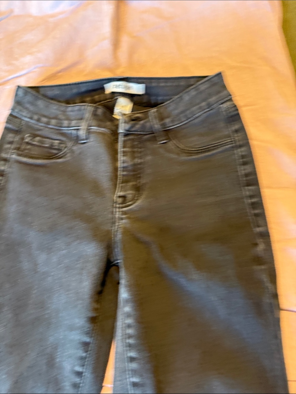 refuge Black Skinny Jeans with Classic Back Pocket - Picture 3 of 4